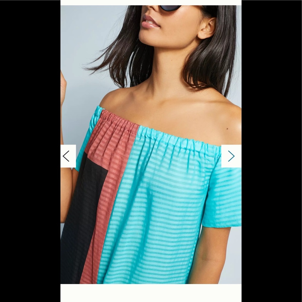 ***SOLD***Anthropologie Mara Hoffman Blanche Colorblock Jumpsuit - Picture 2 of 4